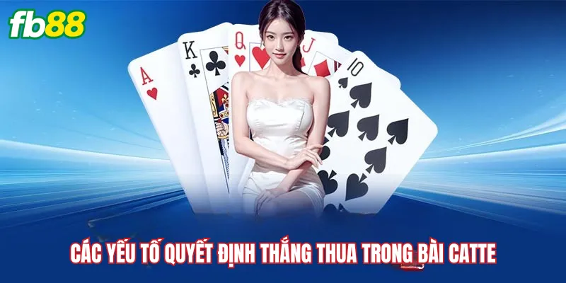 Các yếu tố quyết định thắng thua trong bài catte