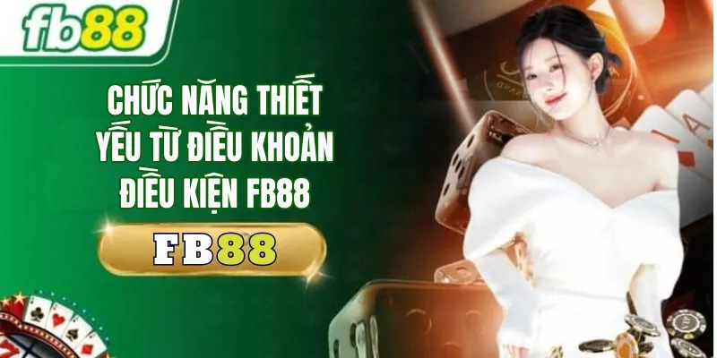 Chức năng thiết yếu từ điều khoản điều kiện FB88